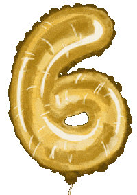 Birthday Gold Sticker