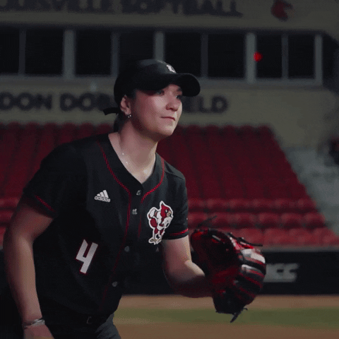 Celebration Softball GIF by Louisville Cardinals