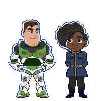 Buzz Lightyear Hero Sticker by Walt Disney Studios