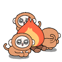 Monkey Character Sticker