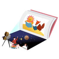 Book Beam Sticker