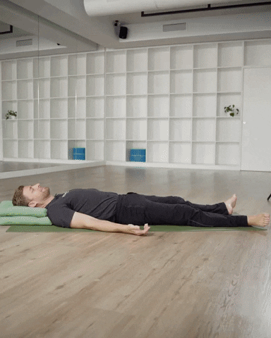 Yoga Breathing Exercise GIF by YOGABODY