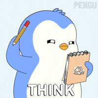 Penguin Think GIF by Pudgy Penguins