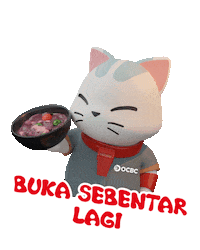 Cat Ramadan Sticker by OCBC Indonesia