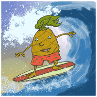 Summer Surfing GIF by chris timmons