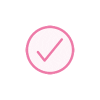 Pink Tick Sticker by Coached By Georgie