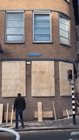 Police Station in Rotterdam Boarded Up as More Riots Expected