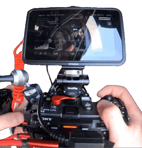 Behind The Scenes Helicopter Sticker by Only_Reilly