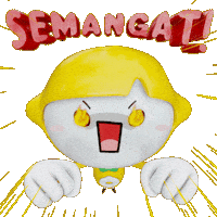 Mascot Lemon Sticker