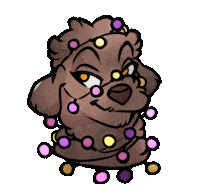 Dog Christmas Sticker