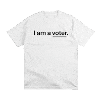 i vote midterm elections Sticker by I am a voter.