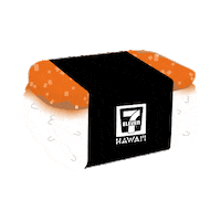 Spam Musubi Hawaii Sticker by 7-Eleven Hawai'i