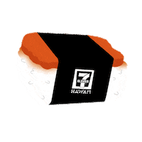 Spam Musubi Sticker by 7-Eleven Hawai'i