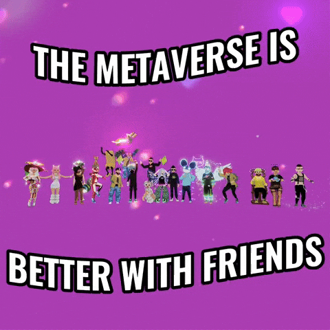 Decentraland friends friendship dcl decentraland GIF