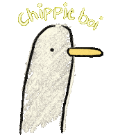 crumblytoast cartoon bird birds seagull Sticker