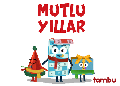 New Year Christmas Sticker by Tambu Klavye