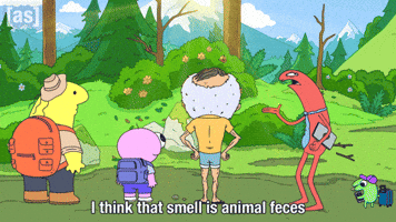 The Great Outdoors Poop GIF by Adult Swim