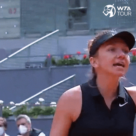 Think Simona Halep GIF by WTA