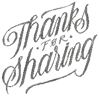 Thanks For Sharing Sticker