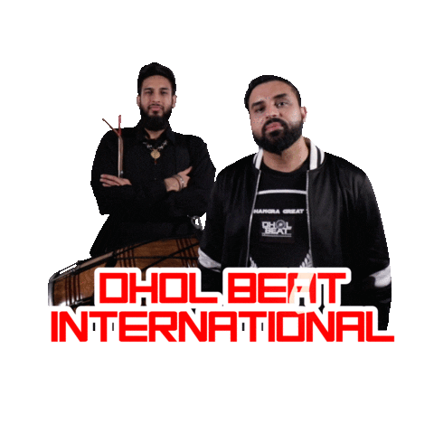 Bjjosan1 bhangra dhol dbi dholbeatinternational Sticker