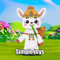 Simple Joys Joy GIF by Llamaozi