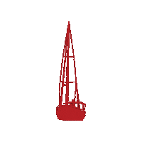 Monmouth County Sailboat Sticker by Ross Brewing