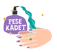 THLorg korona koronavirus thl 5valttia Sticker