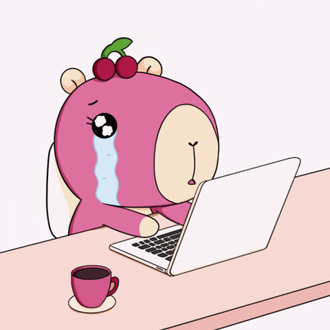 CapyEra work crying monday office GIF
