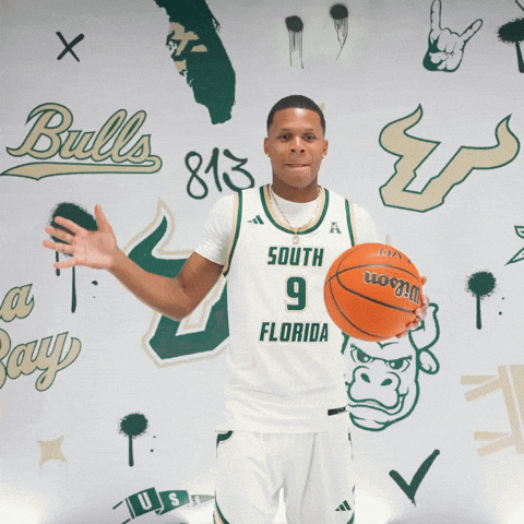 South Florida Basketball GIF by USF Athletics