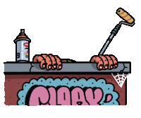 Kuala Lumpur Graffiti Sticker by cloakwork