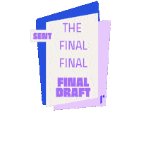 Finaldraft Sticker by rebrndmx