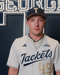 Georgia Tech Baseball GIF by Georgia Tech Yellow Jackets