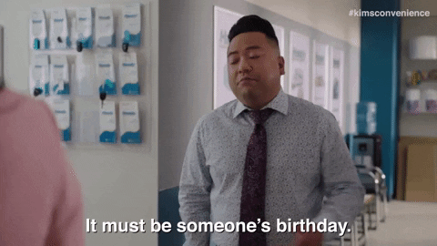 Andrew Phung Bday GIF by Kim's Convenience