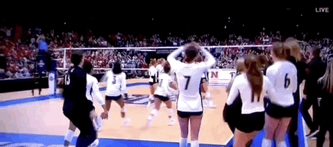 Volleyball Wisconsin GIF by NCAA Championships