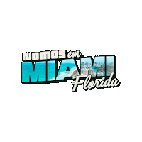 Miami Florida Sticker by Somos Nomos