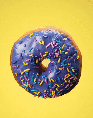 breakfast doughnut GIF by Shaking Food GIFs