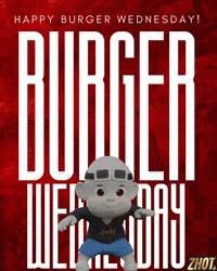 Burger Time Cheeseburger GIF by Zhot