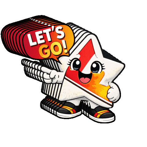 Happy Lets Go Sticker by Die Finals