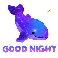 Good Night Star Sticker by pikaole