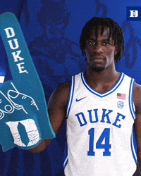 Foam Finger GIF by Duke Men's Basketball