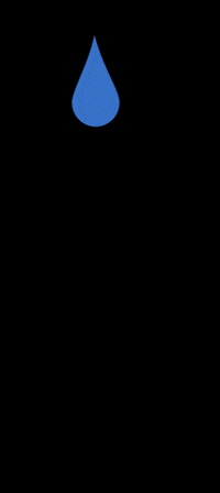 Raining Blue Drop GIF