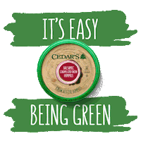 Vegan Hummus Sticker by Cedar's Foods
