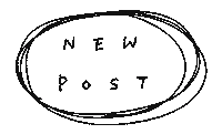 New Post Sheep Sticker