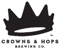 Craft Beer Sticker by Crowns and Hops Brewing Co