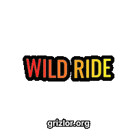 Wild Ride Fun Sticker by grizlor