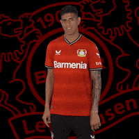 Pointing Check It Out GIF by Bayer 04 Leverkusen