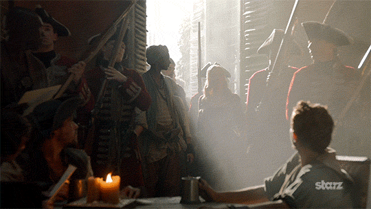 walking in season 3 GIF by Black Sails