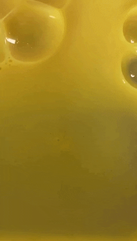 sanneeickholt giphygifmaker yellow aesthetic bubbles GIF