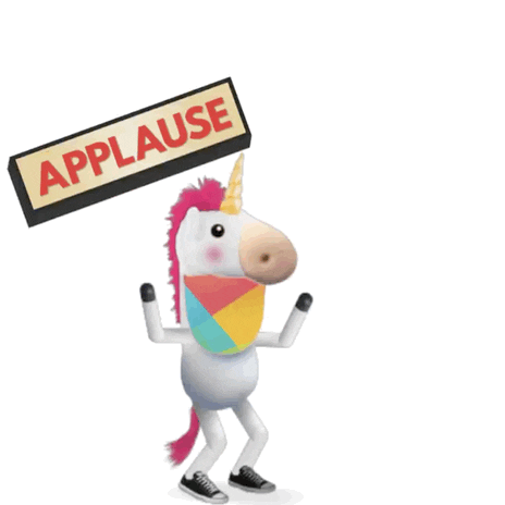 Rainbow Applause Sticker by Sniff San Francisco