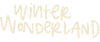 Winter Wonderland Christmas Sticker